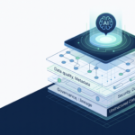 An enterprise AI system built on layered data foundations including quality, governance, metadata, lineage, and data products.